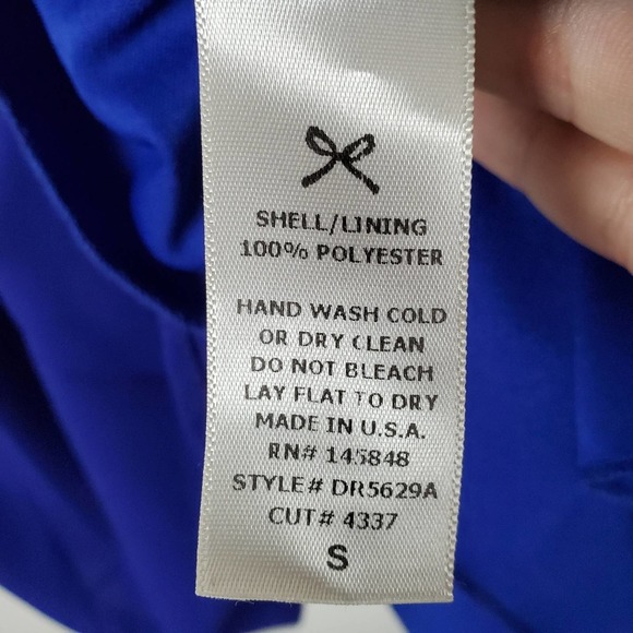 Everly shift dress, blue, size small - Picture 3 of 4